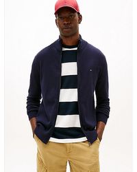Tommy Hilfiger - Trui Met Opstaande Hals En Rits - Lyst