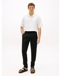 Tommy Hilfiger - Harlem Tapered Leg Linen Blend Chinos - Lyst