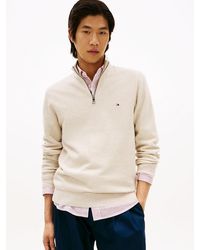 Tommy Hilfiger - Quarter-Zip Mock Neck Jumper - Lyst