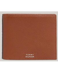 Tommy Hilfiger - Cartera Premium Leather con solapa interior - Lyst