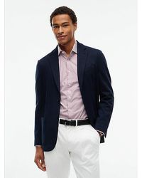 Tommy Hilfiger - Jersey Pique Single Breasted Blazer - Lyst