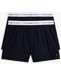 Tommy Hilfiger - 2-Pack Signature Logo Woven Boxer Shorts - Lyst