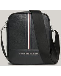 Tommy Hilfiger - Small Tape Detail Reporter Bag - Lyst