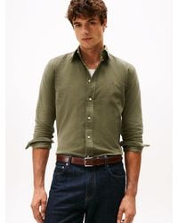 Tommy Hilfiger - Chemise En Velours Côtelé À Drapeau Brodé - Lyst