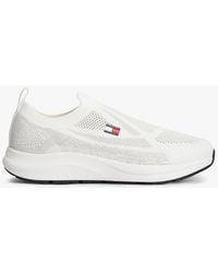 Tommy Hilfiger - Logo Knit Pull-On Trainers - Lyst