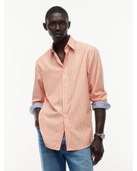 Tommy Hilfiger - New York Label Relaxed Stripe Poplin Shirt - Lyst