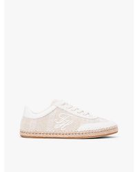 Tommy Hilfiger - Woven Logo Embroidery Rope Trainers - Lyst
