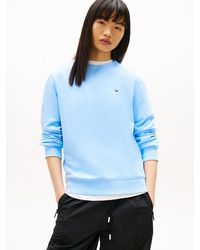 Tommy Hilfiger - Flag Embroidery Brushed Fleece Sweatshirt - Lyst
