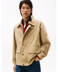 Tommy Hilfiger - Chaqueta Repelente Al Agua Con Cuello De Pana - Lyst