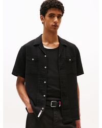 Tommy Hilfiger - Camicia A Maniche Corte Con Trama A Nido D'Ape - Lyst