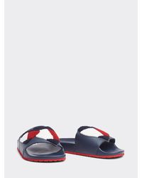 Tommy Hilfiger Slipper Met Hartdetail - Blauw