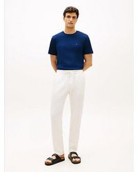 Tommy Hilfiger - Harlem Tapered Leg Linen Blend Chinos - Lyst