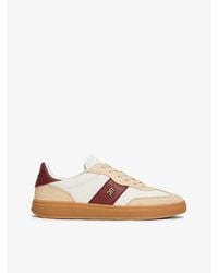 Tommy Hilfiger - Th Monogram Mixed Texture Trainers - Lyst