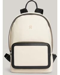 Tommy Hilfiger - Essential Th Monogram Contrast Backpack - Lyst