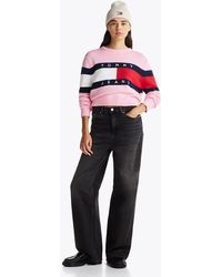 Tommy Hilfiger - Claire High Rise Wide Leg Jeans - Lyst