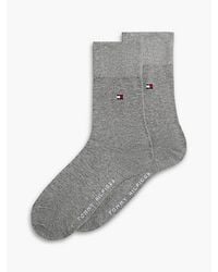 Tommy Hilfiger - 2 Pack Flag Embroidery Ankle Socks - Lyst