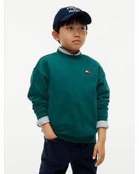 Tommy Hilfiger - Flag Logo Relaxed Crew Neck Sweatshirt - Lyst