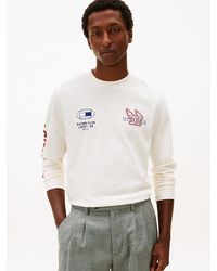 Tommy Hilfiger - Graphic Jersey Long Sleeve T-Shirt - Lyst