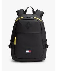 Tommy Hilfiger - Rugzak Met Dubbele Rits En Rubberen Logo - Lyst