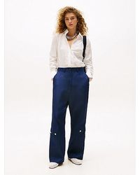 Tommy Hilfiger - The Runway Collection Cargobroek Van Linnen-Zijdemix - Lyst