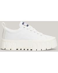 Tommy Hilfiger - Cleat Flatform Sole Trainers - Lyst