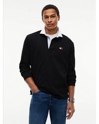 Tommy Hilfiger - Tommy Jeans Tommy Badge Relaxed Rugby Shirt - Lyst