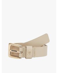 Tommy Hilfiger - Ledergürtel Mit Th-Monogramm - Lyst