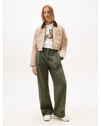 Tommy Hilfiger - Twill Wide Leg Chinos - Lyst