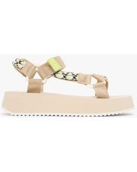 Tommy Hilfiger - Webbing Rope Cleat Platform Sandals - Lyst