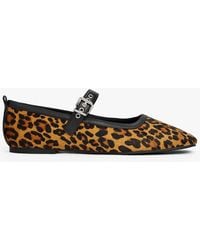 Tommy Hilfiger - Ballerines Mary Jane À Motif Léopard - Lyst
