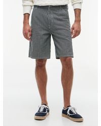 Tommy Hilfiger - Stripe Relaxed Denim Shorts - Lyst