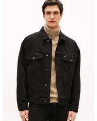 Tommy Hilfiger - Relaxed Washed Denim Trucker Jacket - Lyst