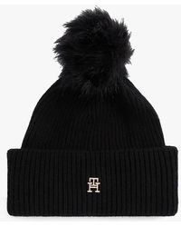 Tommy Hilfiger - Berretto Chic Con Pompon - Lyst