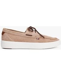 Tommy Hilfiger - Chaussures Bateau Hybrides En Daim À Lacets - Lyst