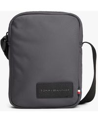 Tommy Hilfiger - Textile Logo Patch Crossbody Reporter Bag - Lyst