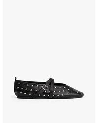 Tommy Hilfiger - Mary-Jane-Ballerina Mit Nieten - Lyst