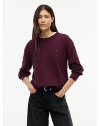 Tommy Hilfiger - Tommy Jeans Relaxed Crew Neck Jumper - Lyst
