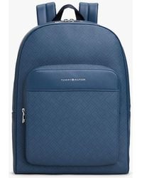 Tommy Hilfiger - Hilfiger Flag Mixed Texture Dome Backpack - Lyst