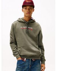 Tommy Hilfiger - Logo Drawstring Terry Hoody - Lyst