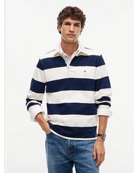 Tommy Hilfiger - Rugby Stripe Jersey Sweatshirt - Lyst
