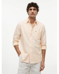Tommy Hilfiger - Regular Fit Stripe Oxford Shirt - Lyst
