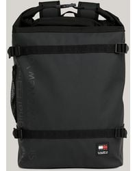 Tommy Hilfiger - Essential Tonal Logo Medium Roll-top Backpack - Lyst