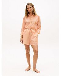 Tommy Hilfiger - Seersucker Cover Up Shorts - Lyst