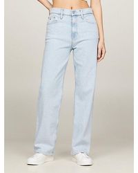 Tommy Hilfiger - Betsy Mid Rise Jeans Met Wijde Fit - Lyst