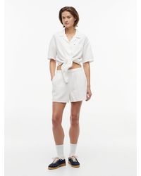 Tommy Hilfiger - Crinkle Textured Relaxed Shorts - Lyst
