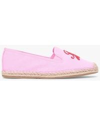Tommy Hilfiger - Logo Embroidery Canvas Espadrilles - Lyst