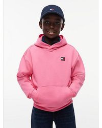 Tommy Hilfiger - Heritage Flag Logo Relaxed Terry Hoody - Lyst