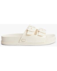 Tommy Hilfiger - Double Buckle Strap Jelly Slides - Lyst