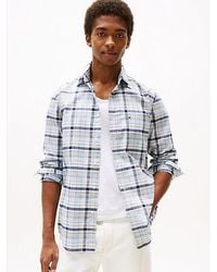 Tommy Hilfiger - Regular Fit Geruit Oxford Overhemd - Lyst