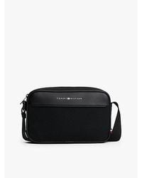 Tommy Hilfiger - Crossbody-Reportertasche Mit Logo Aus Metall - Lyst